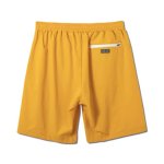 画像2: AEROSTEAM LOGO 8.5-INCH SHORTS YELLOW 223-006002 YL AKTR アクター Shorts ショーツ バスパン ウエア  【MEN'S】【SALE商品】 (2)