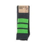 画像2: MONSTER SOCKS GRAYxGREEN 223-022021 GYxGR CREWソックス AKTR アクター ソックス (2)