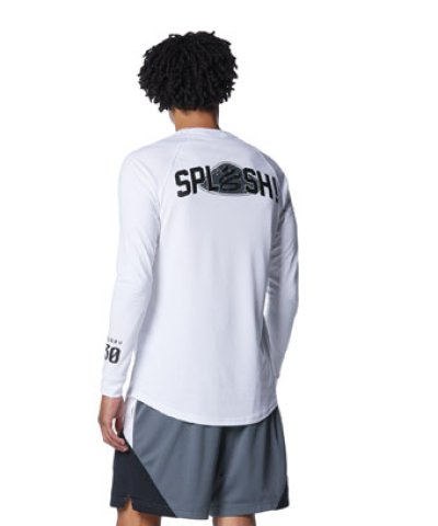 画像1: CURRY TECH GRAPHIC L/S T White 1381787-100 UnderArmour アンダーアーマー ロング　Tシャツ ウエア 秋冬物 ステフォン カリー【MEN'S】【SALE商品】