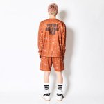 画像2: SPLASH E.B. L/S SPORTS TEE ORANGE 223-012005 OR AKTR アクター ロング　Tシャツ ウエア 秋冬物 【MEN'S】【SALE商品】 (2)