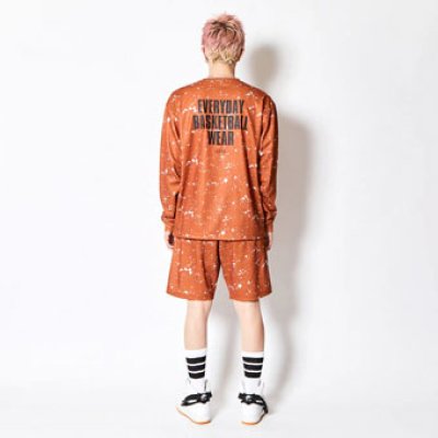 画像1: SPLASH E.B. L/S SPORTS TEE ORANGE 223-012005 OR AKTR アクター ロング　Tシャツ ウエア 秋冬物 【MEN'S】【SALE商品】