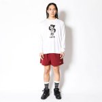 画像2: STENCIL NICK L/S SPORTS TEE WHITE 223-017005 WH AKTR アクター ロング　Tシャツ ウエア 秋冬物 【MEN'S】 (2)