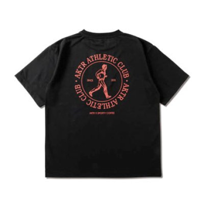 画像1: xSPORTY AAC DRYTECH SPORTS TEE  BLACK 223-045005 BK AKTR アクター Tシャツ ウエア  【MEN'S】