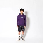 画像2: KIDS LOGO SWEAT PULLOVER HOODIE PURPLE 223-041010 PL GS AKTR アクター パーカー アウトウエア ウエア 秋冬物 【BOY'S】 キッズ アパレル【SALE商品】 (2)