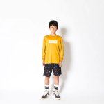 画像2: KIDS AKTR LOGO L/S SPORTS TEE YELLOW 223-042005 YL GS AKTR アクター ロング　Tシャツ ウエア 秋冬物 【BOY'S】 キッズ アパレル【SALE商品】 (2)