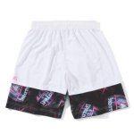 画像2: プラクティスパンツ ボールプリント ヘム White SMP23016-2000 Spalding スポルディング Shorts ショーツ バスパン ウエア  【MEN'S】 (2)