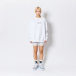 画像2: GLOW CREW SWEAT  WHITE 123-052010 WH AKTR アクター スウェット アウトウエア ウエア  【WOMEN'S】アパレル (2)