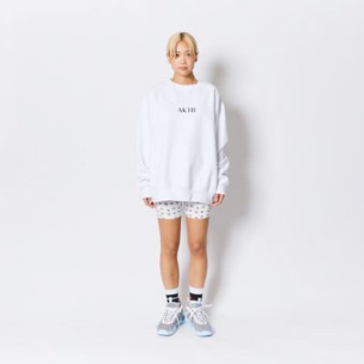 画像1: GLOW CREW SWEAT  WHITE 123-052010 WH AKTR アクター スウェット アウトウエア ウエア  【WOMEN'S】アパレル