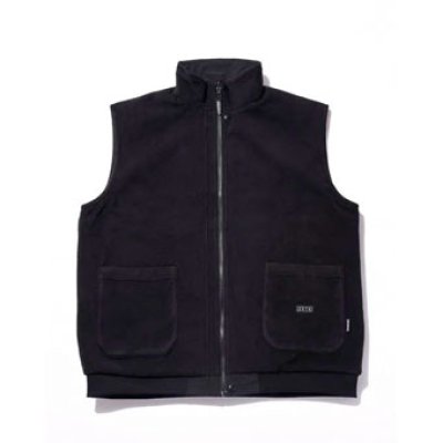 画像1: 68xAKTR REV FLEECE VEST JACKET BLUE/BLACK 223-106010 BLxBK AKTR アクター ジャケット アウトウエア ウエア 秋冬物 【MEN'S】