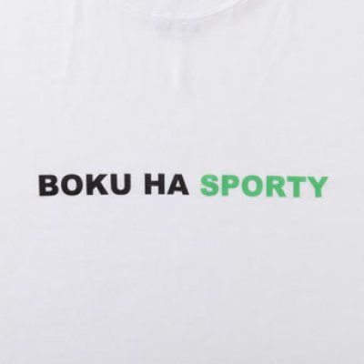 画像1: BOKU HA SPORTY SPORTS TEE WHITE 223-110005 WH AKTR アクター Tシャツ ウエア  【MEN'S】