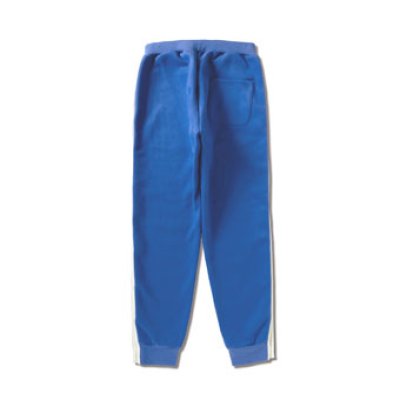 画像1: PEACEBALL T.C. SIDE SNAP SWEAT PANTS BLUE 223-103020 BL AKTR アクター Pants パンツ ウエア 秋冬物 【MEN'S】