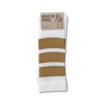 画像2: MONSTER SOCKS WHITExBEIGE 223-104021 WHxBG CREWソックス AKTR アクター ソックス (2)