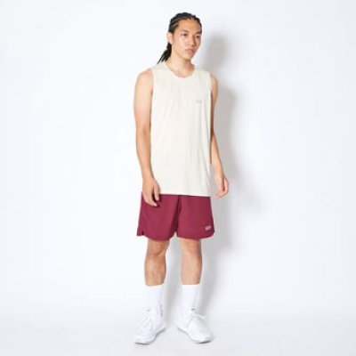 画像1: 1-PT AKTR LOGO SLEEVELESS TEE ECRU 124-004005 ECRU AKTR アクター ノースリーブ タンクトップ ウエア  【MEN'S】