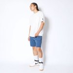 画像2: CLASSIC AKTR LOGO SWEAT SHORTS BLUE 124-009002 BL AKTR アクター Shorts ショーツ バスパン ウエア  【MEN'S】 (2)