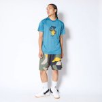 画像2: POLYCHROMATIC 6.5-INCH SHORTS BLACKxOLIVE 124-010002 BKxOL AKTR アクター Shorts ショーツ バスパン ウエア  【MEN'S】 (2)