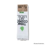 画像2: ATOMxAKTR MONSTER SOCKS WHITE 124-058021 WH CREWソックス AKTR アクター ソックス (2)