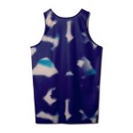 画像2: SCRIBBLE TANK NAVY 124-013001 NV AKTR アクター ノースリーブ タンクトップ ウエア  【MEN'S】 (2)