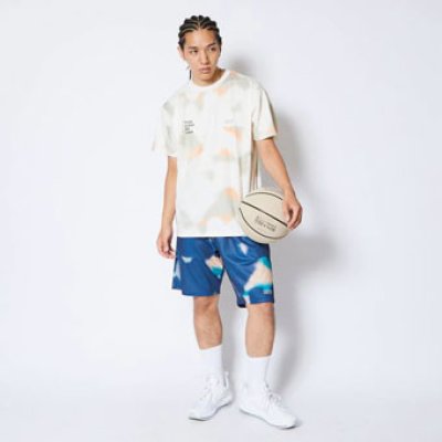 画像1: SCRIBBLE 8.5-INCH SHORTS NAVY 124-015002 NV AKTR アクター Shorts ショーツ バスパン ウエア  【MEN'S】【SALE商品】