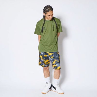 画像1: BOUNCE CAMO 8.5-INCH SHORTS BLACK 124-020002 BK AKTR アクター Shorts ショーツ バスパン ウエア  【MEN'S】