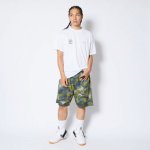 画像2: BOUNCE CAMO 8.5-INCH SHORTS OLIVE 124-020002 OL AKTR アクター Shorts ショーツ バスパン ウエア  【MEN'S】 (2)