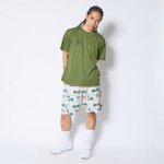 画像2: ALOHA 6.5-INCH SHORTS ECRU 124-022002 ECRU AKTR アクター Shorts ショーツ バスパン ウエア  【MEN'S】 (2)