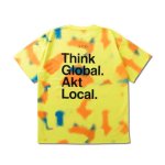 画像2: SCRIBBLE AKT LOCAL LOOSE FIT SPORTS TEE YELLOW 124-017005 YL AKTR アクター Tシャツ ウエア  【MEN'S】 (2)