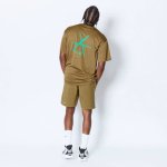画像2: ASTERISK LOOSE FIT SPORTS TEE KHAKI 125-004005 KH AKTR アクター Tシャツ ウエア  【MEN'S】 (2)