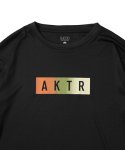画像2: FADE BOX LOGO L/S SPORTS TEE BLACK 225-020005 BK AKTR アクター ロング　Tシャツ ウエア 秋冬物 【MEN'S】 (2)