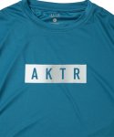 画像2: FADE BOX LOGO L/S SPORTS TEE BLUE 225-020005 BL AKTR アクター ロング　Tシャツ ウエア 秋冬物 【MEN'S】 (2)