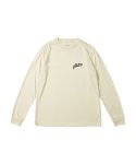画像2: TORSION NICK L/S SPORTS TEE ECRU 225-022005 ECRU AKTR アクター ロング　Tシャツ ウエア 秋冬物 【MEN'S】 (2)