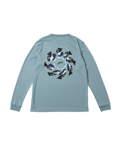 画像1: TORSION NICK L/S SPORTS TEE BLUE 225-022005 BL AKTR アクター ロング　Tシャツ ウエア 秋冬物 【MEN'S】