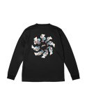 画像2: TORSION NICK L/S SPORTS TEE BLACK 225-022005 BK AKTR アクター ロング　Tシャツ ウエア 秋冬物 【MEN'S】 (2)
