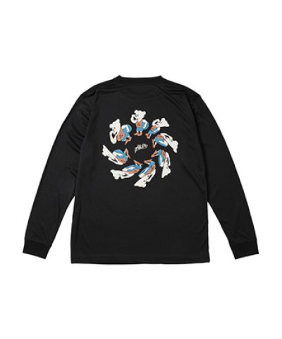 画像1: TORSION NICK L/S SPORTS TEE BLACK 225-022005 BK AKTR アクター ロング　Tシャツ ウエア 秋冬物 【MEN'S】