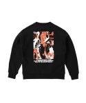 画像2: WILD-CARD SWEAT CREW NECK BLACK 225-026010 BK AKTR アクター スウェット アウトウエア ウエア  【MEN'S】 (2)