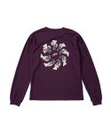 画像2: KIDS TORSION NICK L/S SPORTS TEE PURPLE 225-037005 PL GS AKTR アクター ロング　Tシャツ ウエア 秋冬物 【BOY'S】 キッズ アパレル (2)