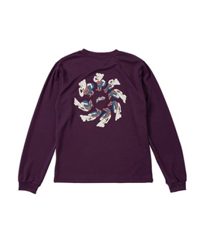 画像1: KIDS TORSION NICK L/S SPORTS TEE PURPLE 225-037005 PL GS AKTR アクター ロング　Tシャツ ウエア 秋冬物 【BOY'S】 キッズ アパレル