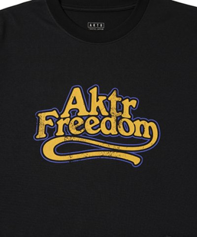 画像1: FREEDOM LOGO SPORTS TEE BLACK 225-028005 BK AKTR アクター Tシャツ ウエア  【MEN'S】