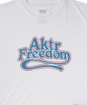 画像2: FREEDOM LOGO SPORTS TEE WHITE 225-028005 WH AKTR アクター Tシャツ ウエア  【MEN'S】 (2)