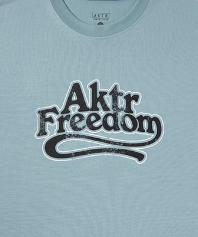 画像1: FREEDOM LOGO SPORTS TEE BLUE 225-028005 BL AKTR アクター Tシャツ ウエア  【MEN'S】