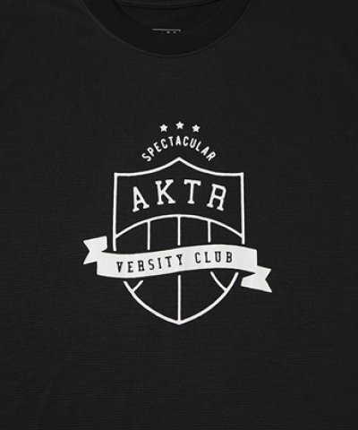 画像1: KIDS EMBLEM LOGO SPORTS TEE BLACK 225-035005 BK GS AKTR アクター Tシャツ ウエア  【BOY'S】 キッズ アパレル