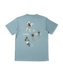 画像2: FREE MOTION SPORTS TEE BLUE 225-001005 BL AKTR アクター Tシャツ ウエア  【MEN'S】 (2)