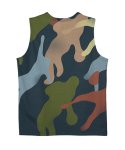 画像2: FREE MOTION SLEEVELESS SP SHIRTS D-NAVY 225-002001 DNV AKTR アクター Tシャツ ウエア  【MEN'S】 (2)