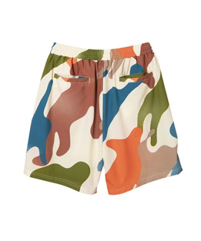 画像1: FREE MOTION 5.5-INCH SHRT WD PNTS ECRU 225-003002 ECRU AKTR アクター Shorts ショーツ バスパン ウエア  【MEN'S】