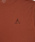 画像2: TRILINE LOOSE FIT T/C TEE RED 225-004005 RD AKTR アクター Tシャツ ウエア  【MEN'S】 (2)