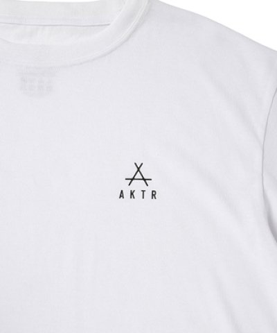 画像1: TRILINE LOOSE FIT T/C TEE WHITE 225-004005 WH AKTR アクター Tシャツ ウエア  【MEN'S】