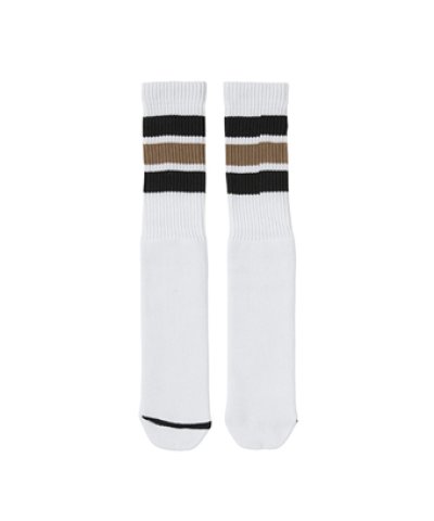 画像1: MONSTER SOCKS WHITExD-GRAY 225-006021 WHxGY AKTR アクター ソックス