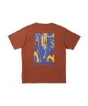 画像2: WILD-CARD LOOSE FIT T/C TEE RED 225-014005 RD AKTR アクター Tシャツ ウエア  【MEN'S】 (2)