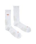 画像2: AKTR LOGO NEO FUTURE SOCKS WHITE 225-016021 WH CREWソックス AKTR アクター ソックス (2)