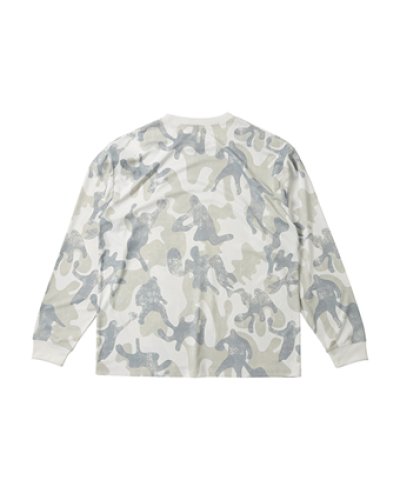 画像1: PLAY CAMO LOOSE FIT L/S SP TEE WHITE 225-019005 WH AKTR アクター ロング Tシャツ ウエア 秋冬物 【MEN'S】