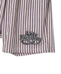 画像2: FREEDOM STRIPE 5.5-INCH SHRT WD PNTS ECRU 225-030002 ECRU AKTR アクター Shorts ショーツ バスパン ウエア  【MEN'S】 (2)